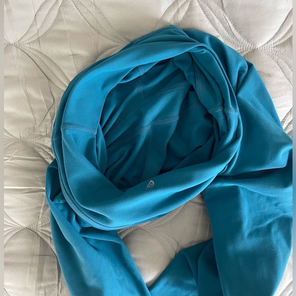 P’Tula Danielle Luxe Leggings Color Blue Turquoise Size M 26” - Picture 5 of 7